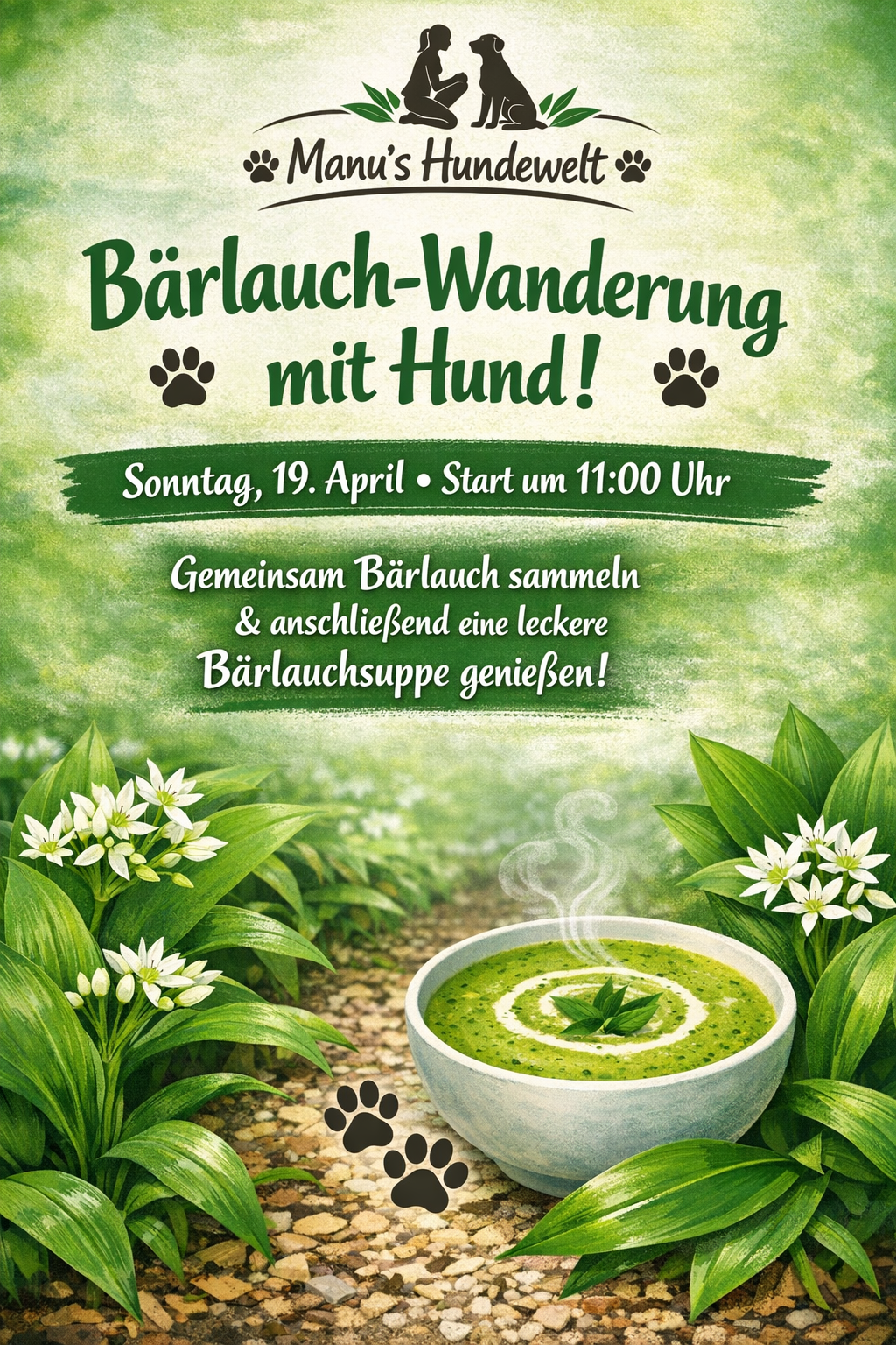 Bärlauchwanderung mit Manu’s Hundewelt